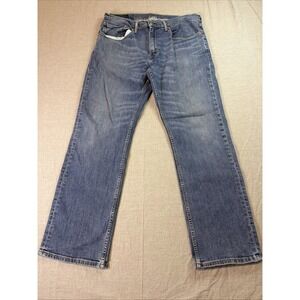 Men's Levi's 559 Relaxed Straight Leg Blue Jeans Men's 34x32 Stretch Denim